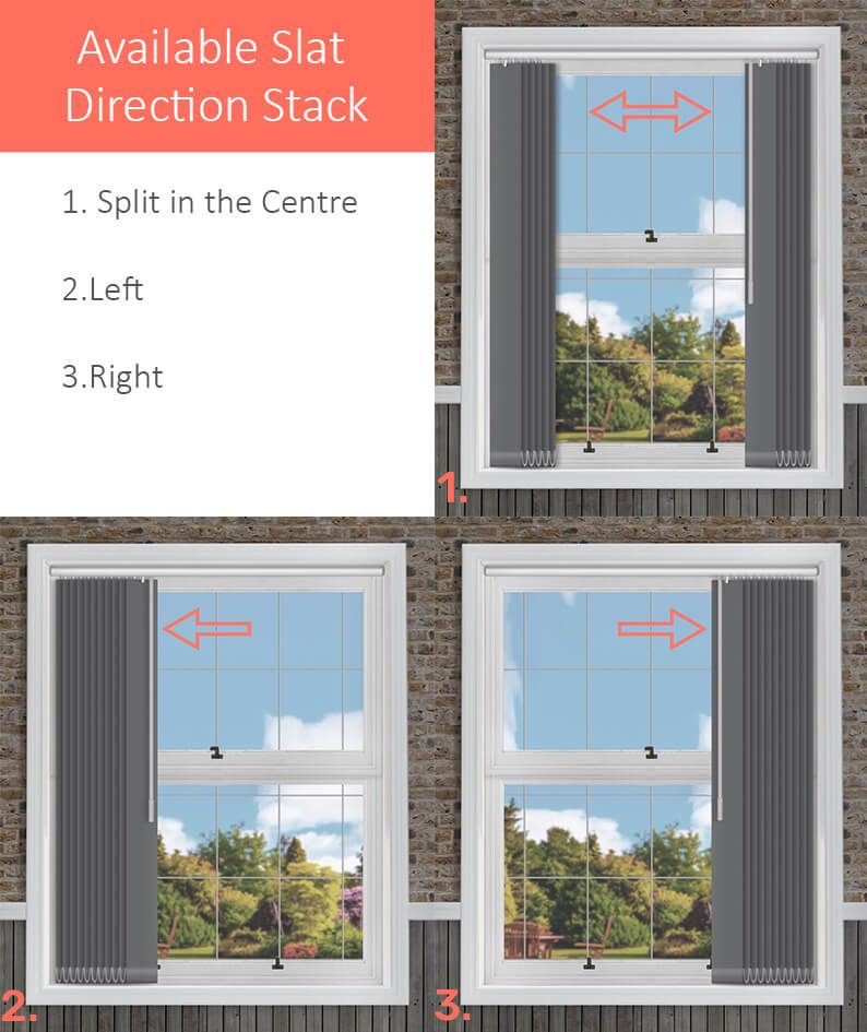 5.Available Slat Direction Stack