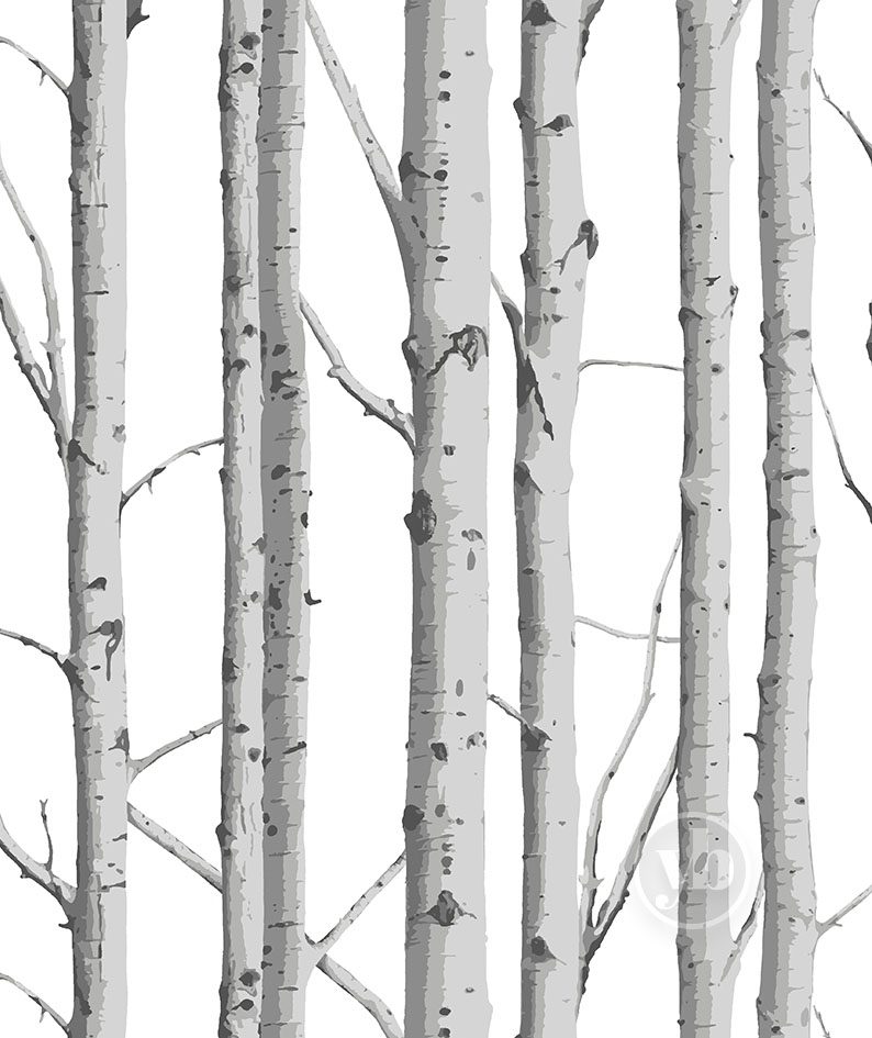 Woodland_Silver Birch pattern