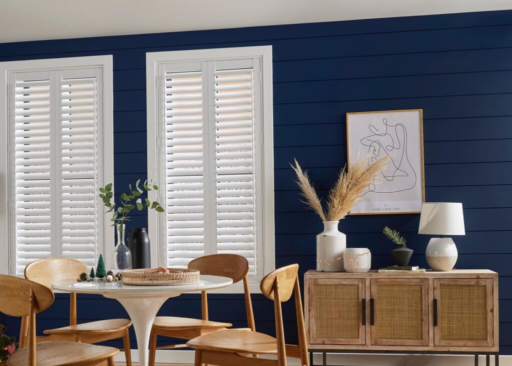 shutters blind in the kitchen